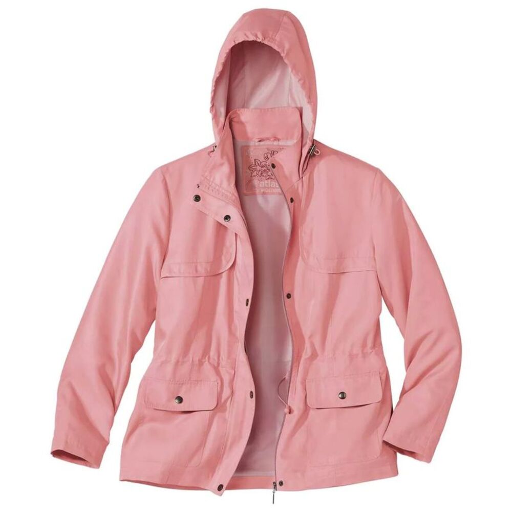 Atlas for Women Womens/Ladies Lightweight Windbreaker / Pink
